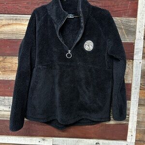 Black Fleece Quarter-Zip Pullover
